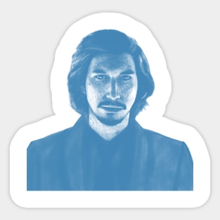 Adam Driver in Blue Sticker